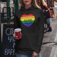 Cool Pride Married But Still Bisexual Rainbow Heart Women Hoodie Unique Gifts