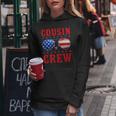 Cousin Crew Sunglasses Usa American Flag 4Th Of July Womens Women Hoodie Unique Gifts