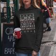 Due To Inflation Ugly Christmas Sweater Xmas Quote Women Hoodie Unique Gifts