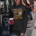 Weekend Forecast Cigars Scotch Cigar Whiskey For Dad Women Hoodie Unique Gifts