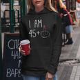 46Th Birthday Girl I Am 45 Plus 1 Middle Finger Women Hoodie Unique Gifts