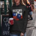 Funny Boxing Chilean Boxing Gloves Boxer Boxing Lover Chile Flag Women Hoodie Unique Gifts