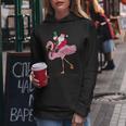 Christmas In July Santa Claus Flamingo Summer Women Hoodie Unique Gifts