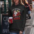Funny Christmas Santa Claus Drinking Beer Wonderful Time Drinking Funny Designs Funny Gifts Women Hoodie Unique Gifts