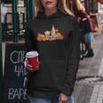 Gnome Coffee Latte Pumpkin Fall Autumn Thanksgiving Women Hoodie Funny Gifts