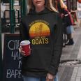 Goat Never Underestimate A Girl With A Goats Women Hoodie Unique Gifts