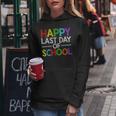 Happy Last Day Of School Funny Teacher And Student Summer Women Hoodie Personalized Gifts