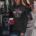 I Dont Give A Flying Flock Im Retired Pun Funny Flamingo Women Hoodie Unique Gifts