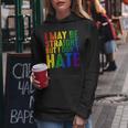 I May Be Straight But I Dont Hate Rainbow Lgbt Gay Pride Women Hoodie Unique Gifts