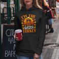 I'm The Sassy Turkey Fall Autumn Thanksgiving Women Hoodie Personalized Gifts