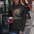 Incubus-Crow Left Skull Morning And Flower Halloween Women Hoodie Unique Gifts