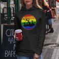 Lesbian Stuff Lgbtq Gay Goth Pride Rainbow Cemetery Cross Women Hoodie Unique Gifts