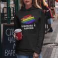 Lgbt Gay Lesbian Pride Rainbow Flag In Italian Women Hoodie Unique Gifts