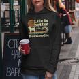 Life Better Bordoodle Vintage Dog Mom Dad Women Hoodie Unique Gifts