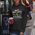 Most Likely To Drink All The Whiskey Family Christmas Pajama Women Hoodie Funny Gifts