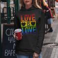 Love Is Love Lgbt Gay Lesbian Pride Lgbtq Ally Rainbow Color Women Hoodie Unique Gifts