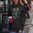 Mom Of 1 2 3 Boys ArrowCute Mama Women Hoodie Unique Gifts