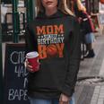 Mom Basketball Birthday Boy Family Baller B-Day Party Women Hoodie Unique Gifts