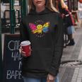 Pansexual Monarch Butterfly Insect Subtle Pan Pride Month Women Hoodie Unique Gifts