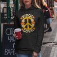 Peace Sign Love 60S 70S 80S Hippie Floral Halloween Girls Women Hoodie Unique Gifts