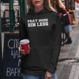 Pray More Sin Less God Jesus Christ Love Quote Christian Women Hoodie Personalized Gifts