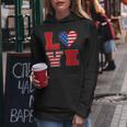 Red White And Blue For Love American Flag Women Hoodie Unique Gifts