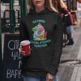 Retired Social Studies Teacher Funny Flamingo Gifts For Teacher Funny Gifts Women Hoodie Unique Gifts