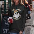 Retro Groovy Christmas Merry Stay Bright Santa Claus Peace Women Hoodie Unique Gifts