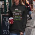 I See You When You're Sleeping Ugly Christmas Sweater Women Hoodie Funny Gifts