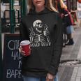 Skull Never Better Skeleton Drinking Coffee Halloween Party Women Hoodie Unique Gifts