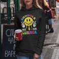 Smile Face Teacher Last Day Of School Schools Out For Summer Women Hoodie Unique Gifts