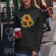 Sunflower Watercolor Floral Designs By La Monarca Women Hoodie Unique Gifts