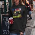 Teacher Summer Recharge Required Tie Dye Teacher Vacation Women Hoodie Unique Gifts