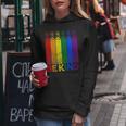 Vintage Doberman Rainbow Flag Be Kind Lgbt Pride Women Hoodie Unique Gifts