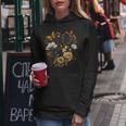 Vintage Inspired Flower Botanical Chart RedPoppy Flower Women Hoodie Unique Gifts