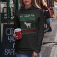 All I Want For Xmas Is A Goat Ugly Christmas Sweater Women Hoodie Unique Gifts