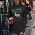 All I Want For Xmas Is A Sheep Ugly Christmas Sweater Women Hoodie Unique Gifts