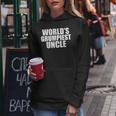 Worlds Grumpiest Uncle Funny Grumpy Sarcastic Moody Uncles Women Hoodie Unique Gifts
