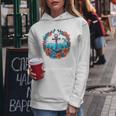 Colorful Flowers Pattern Floral Nautical Sailing Boat Anchor Women Hoodie Unique Gifts