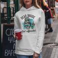Dead Inside But Caffeinated Skeleton Skull Coffee Lover Women Hoodie Funny Gifts