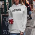 First Name Abigail Girl Grunge Sister Military Mom Custom Women Hoodie Unique Gifts