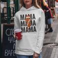 Football Mom Mama Distressed Lightning Bolt Mothers Day Gifts For Mom Funny Gifts Women Hoodie Unique Gifts