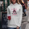 We Wear Pink On Wednesdays Messy Bun On Wednesday Pink Women Hoodie Personalized Gifts