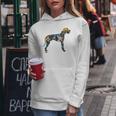 Great Dane Floral Dog Silhouette Graphic Women Hoodie Funny Gifts