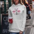 I Dont Give A Flying Flock Funny Pink Flamingo Women Hoodie Unique Gifts