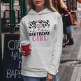 Mom Of The Birthday Girl Farm Cow Themed Family Matching Women Hoodie Funny Gifts