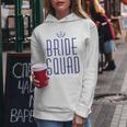Nautical Bride Squad With Anchor Navy Blue Women Hoodie Unique Gifts