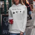 Plan For The Day Coffee Golf Wine Women Hoodie Funny Gifts