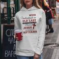 Never Underestimate An Old Lady Love Jesus Born In September Women Hoodie Unique Gifts