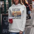 Vintage Never Underestimate An Old Lady Loves Books & Coffee Gift For Womens Women Hoodie Unique Gifts